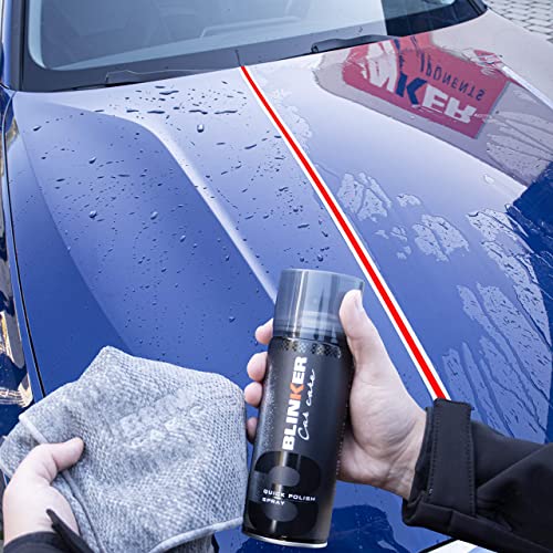 Blinker Abrillantador en Spray para carrocería - Recupera el Brillo Original en tu Coche - Protege y conserva tu carrocería Incluso contra los Rayos UV Quick Polish Spray