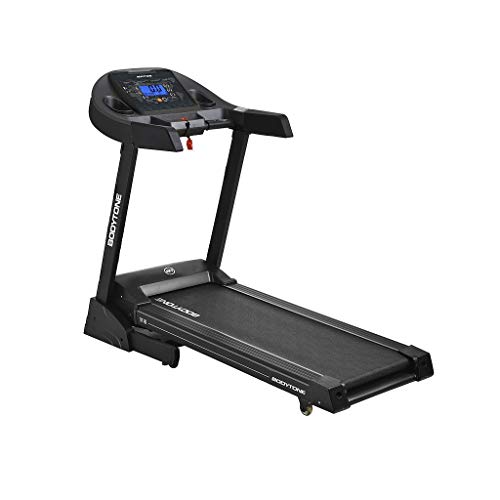 Bodytone - Cinta de Correr | Maquina de Correr con 12 programas y 15 Posiciones Distintas | Cinta de Andar con Velocidad Ajustable y Pantalla LCD hasta 16km/h | DT16