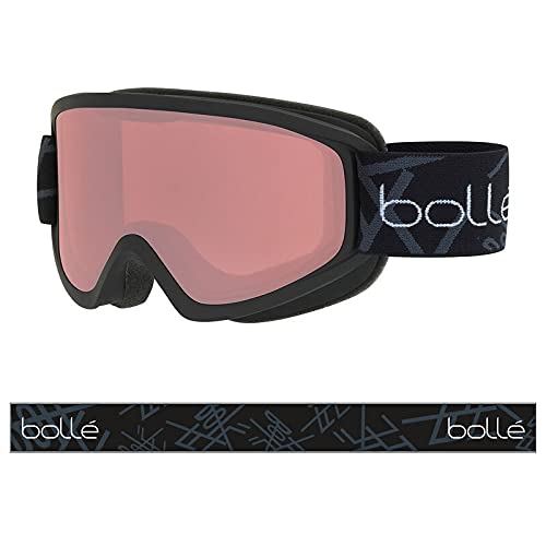 Bollé FREEZE Black Matte / Vermillon Cat.2 | Medium - Gafas de esquí Unisex-Adulto