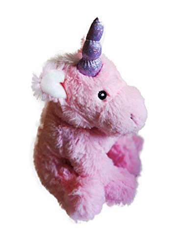 Bolsa de agua caliente de peluche LICORNE de peluche para microondas, fabricada en Francia