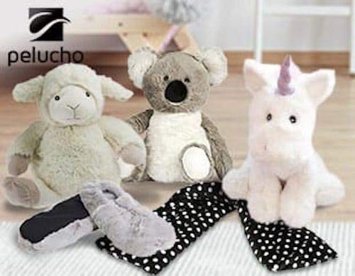 Bolsa de agua caliente de peluche LICORNE de peluche para microondas, fabricada en Francia