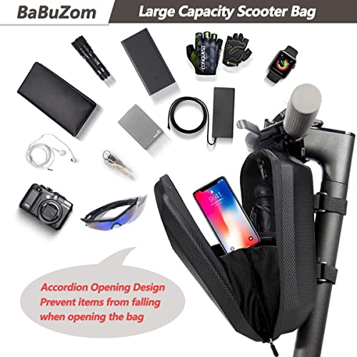 Bolsa de Scooter Eléctrica Universal, 2L Capacidad Impermeable Bolsa de Manillar para Scooter Eléctrico, Bolsa de Almacenamiento para Scooter para Xiaomi M365 Segway Ninebot ES ES1/ES2/ES3/ES4