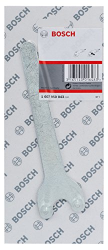 Bosch Accessories 1 607 950 043 Bosch 043-Llave Recta de Dos tetones-(Pack de 1), 0 W, 0 V, Negro