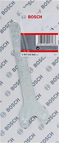 Bosch Accessories 1 607 950 043 Bosch 043-Llave Recta de Dos tetones-(Pack de 1), 0 W, 0 V, Negro