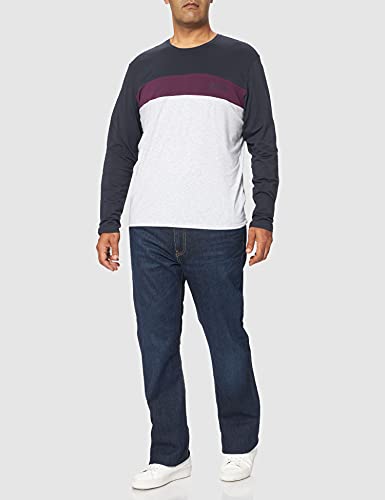 BOSS Balance LS RN Camiseta de Manga Larga, Dark Blue403, L para Hombre