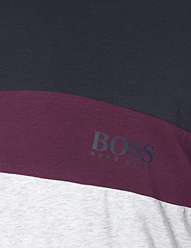 BOSS Balance LS RN Camiseta de Manga Larga, Dark Blue403, L para Hombre