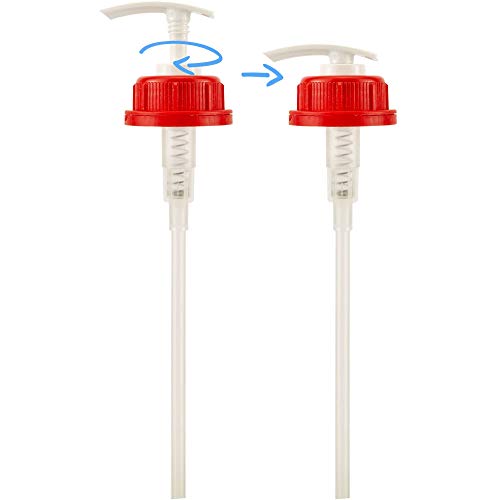 Botella vacía dispensador de dosificación - Calidad apta para alimentos - para jabón, productos de limpieza, productos de cuidado corporal, aceite, plástico, Bidón vacío de 5 litros dosificador
