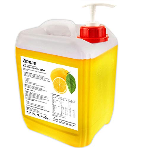 Botella vacía dispensador de dosificación - Calidad apta para alimentos - para jabón, productos de limpieza, productos de cuidado corporal, aceite, plástico, Bidón vacío de 5 litros dosificador