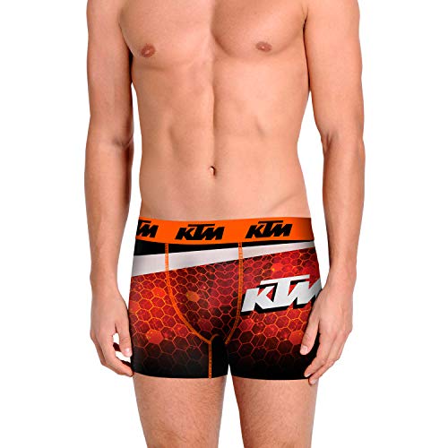 Boxer infantil KTM - microfibra (92% poliéster - 8% elastano) - multicolor