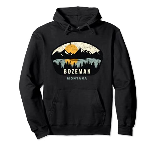 Bozeman Montana, MT Recuerdo de vacaciones Sudadera con Capucha