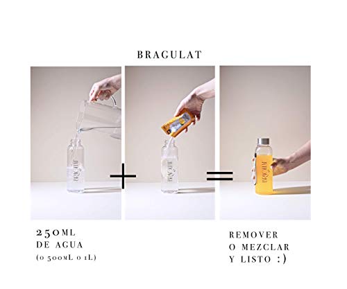 BRAGULAT | Pack de Bebidas y Refrescos Energéticas Instantáneas en Polvo | Sin Azúcar y con Vitamina C, B3, B5, B6 YB12 | 15 Sobres