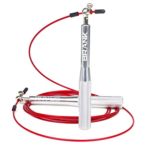 BRANK SPORTS® Comba Crossfit con 3 Cables | Cuerda Saltar Profesional Ajustable | Combas Crossfit Hombre y Mujer | Comba de Boxeo Speed Rope para Entrenamiento Funcional | Garantía 365 días