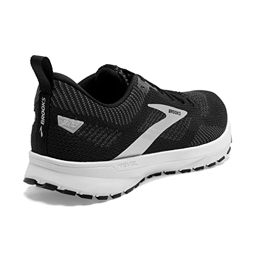 Brooks Revel 5, Zapatillas para Correr Mujer, Black Metallic White, 37.5 EU