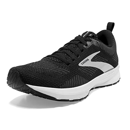 Brooks Revel 5, Zapatillas para Correr Mujer, Black Metallic White, 37.5 EU