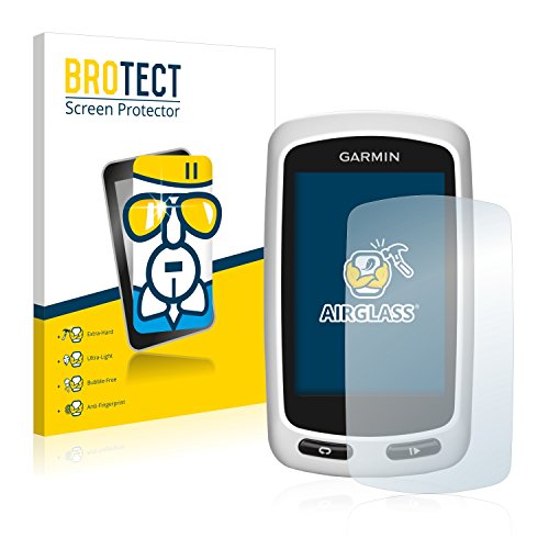 BROTECT Protector Pantalla Cristal Compatible con Garmin Edge Touring Plus Protector Pantalla Vidrio - Dureza Extrema, Anti-Huellas, AirGlass