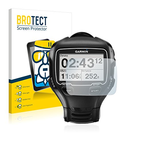 BROTECT Protector Pantalla Cristal Compatible con Garmin Forerunner 910XT Protector Pantalla Vidrio - Dureza Extrema, Anti-Huellas, AirGlass