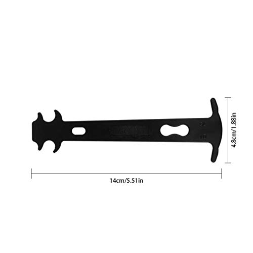 Cadena desgaste de la cadena desgaste de la bici Indicador de bicicletas de montaña indicador de desgaste de la bici del camino de ciclo del inspector Medidor de reparación de herramientas