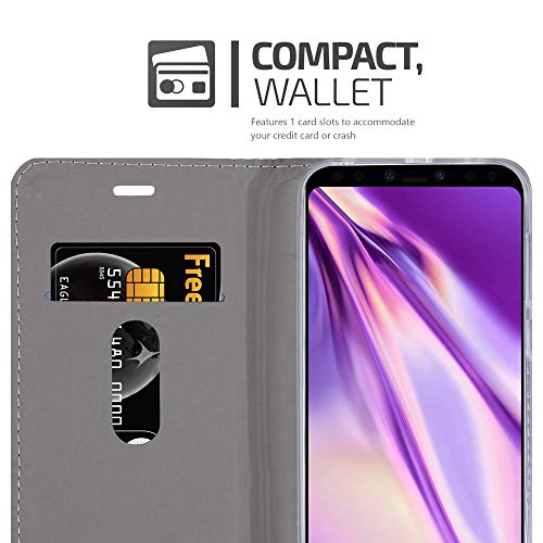 Cadorabo Funda Libro para Google Pixel 4 en Azul Oscuro Negro - Cubierta Proteccíon con Cierre Magnético, Tarjetero y Función de Suporte - Etui Case Cover Carcasa