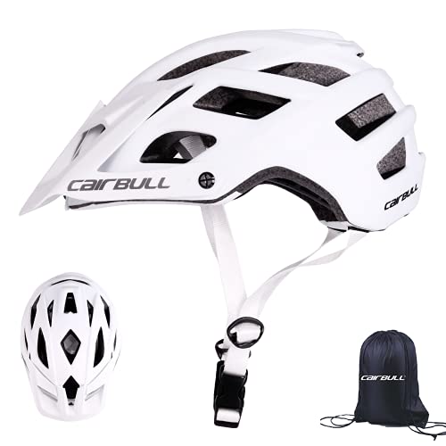 Cairbull Aerodinámica Casco de Bicicletta, Unisex Adulto, Ajustable 55-61 cm con Visera