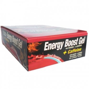 Caja 24 x 42g Energy Boost Gel + Cafeína Red Energy Victory Endurance