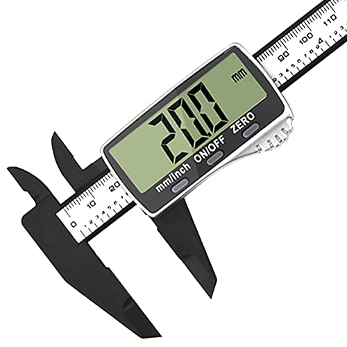 Calibre Digital,Vodlbov 150mm Pie de Rey Digital Calibrador Digital Profesional Electrónico Vernier Caliper,Gran pantalla LCD,Alta Precisión Micrómetro,Medida de Diámetro Interior,Exterior,Profundidad