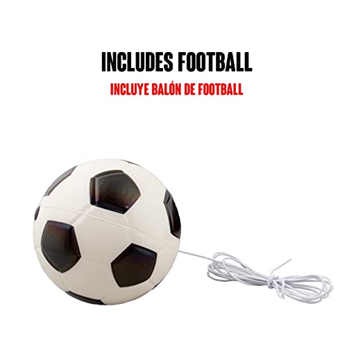 Calma Dragon Football Kick Trainer MKHPB08, Balón de Futbol para Entrenamiento, Incluye una Pelota de Futbol y un Cinturón con Elastico, Practica Deporte en Casa o al Aire Libre