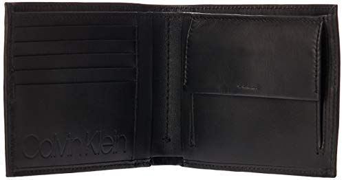 Calvin Klein - Pop-work 5cc Coin, Carteras Hombre, Negro (Black), 1x1x1 cm (W x H L)