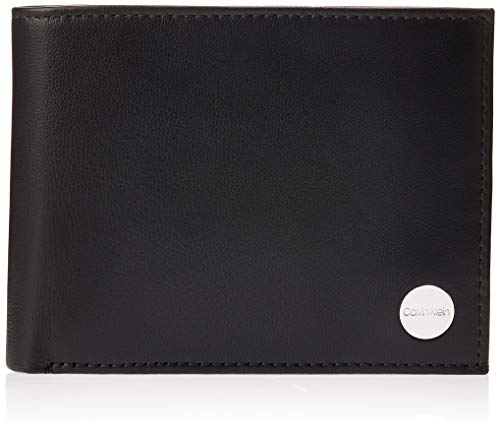 Calvin Klein - Pop-work 5cc Coin, Carteras Hombre, Negro (Black), 1x1x1 cm (W x H L)
