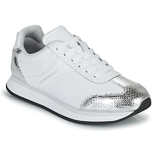 Calvin Klein Zapatillas de napa. Blanco Size: 36 EU