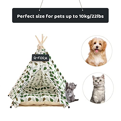 Cama para Perros y Gatos con Cushion-Luxery para Perros y Casas de Mascotas con cojín y Pizarra