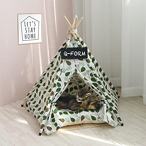 Cama para Perros y Gatos con Cushion-Luxery para Perros y Casas de Mascotas con cojín y Pizarra