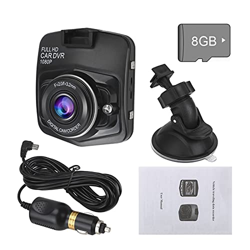 Cámaras de marcha atrás Completo HD 1080P Dash Cam Video Registrador de video Videocámara Recorder Grabación de la grabación Mini Coche DVR Cámara G-Sensor Night Vision Dashcam Electrónica para coche