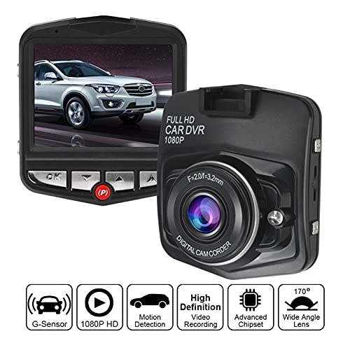 Cámaras montadas en el coche en el coche Completo HD 1080P Dash Cam Video Registrador de video Videocámara Recorder Grabación de la grabación Mini Coche DVR Cámara G-Sensor Night Vision Dashcam para c