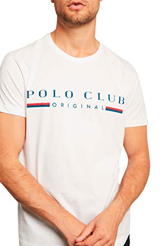 Camiseta Blanca de Manga Corta para Hombre - Diseño Original