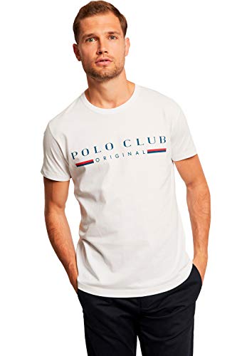 Camiseta Blanca de Manga Corta para Hombre - Diseño Original