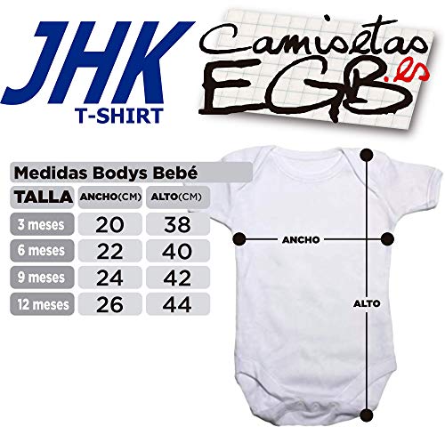 Camisetas EGB Body Bebé Bicicross ochenteras 80´s Retro (Amarillo, 3 Meses)