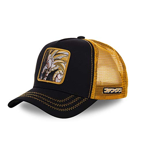 Capslab Gotenks Trucker Cap Dragon Ball Z Black/Yellow - One-Size