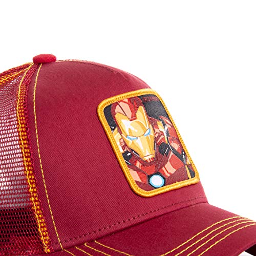 Capslab Iron Man Trucker Cap Marvel Collab Red - One-Size