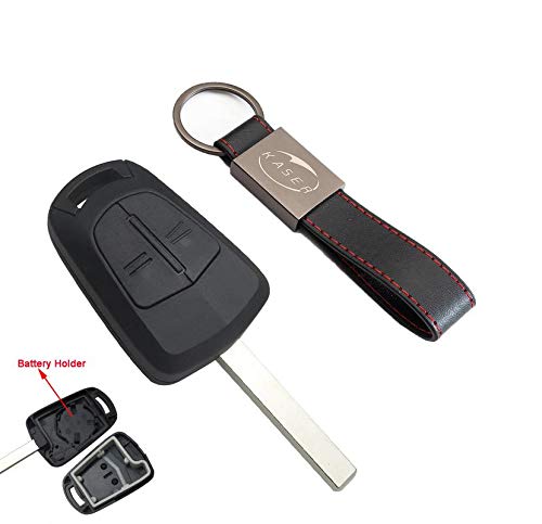 Carcasa Llave para Opel - Funda Mando a Distancia 2 Botones para Coche Opel Chevrolet Vauxhall Astra H J Insignia G Vectra C Mokka Zafira