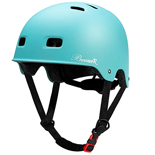 Casco Bicicleta, Casco de monopatín Ajustable multideportivo para niños jóvenes Adultos, Resistencia al Impacto ventilación Seguridad Casco Protector para patineta BMX Patinaje sobre Ruedas en línea