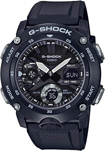 Casio Reloj Analógico-Digital para Unisex Adultos de Cuarzo con Correa en Resina GA-2000S-1AER