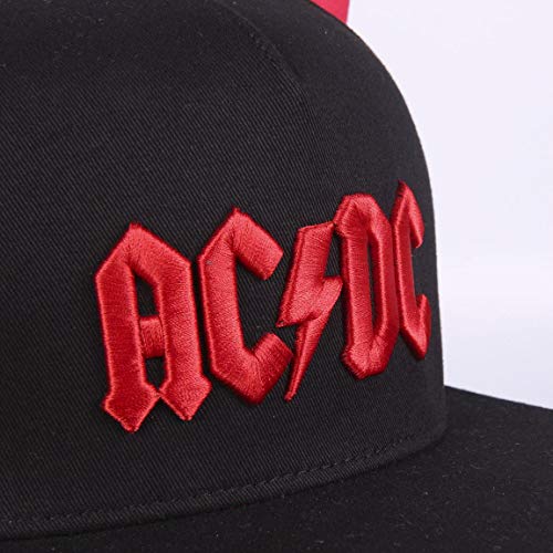 Cerdá 2200007144 Gorra 3D Licencia ACDC, Multicolor, Talla única Unisex Adulto