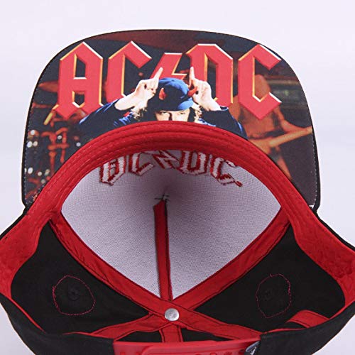 Cerdá 2200007144 Gorra 3D Licencia ACDC, Multicolor, Talla única Unisex Adulto