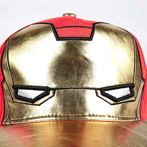 Cerdá Gorra INNOVACIÓN Avengers Iron Man, Multicolor (Multicolor 001), 3 (Tamaño del Fabricante:M) para Niños