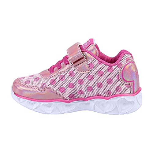 CERDÁ LIFE'S LITTLE MOMENTS, Zapatillas con Luces Niña de Minnie-Licencia Oficial Disney Niñas, Rosa, 27 EU