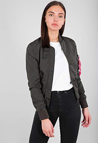 Chaqueta Mujer Alpha Industries mA de 1 TT, hombre, Rep.Grey, small