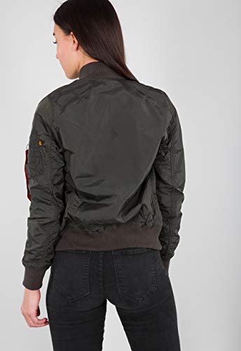 Chaqueta Mujer Alpha Industries mA de 1 TT, hombre, Rep.Grey, small