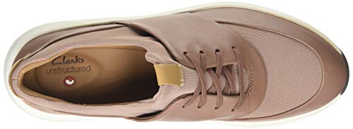 Clarks Un Rio Lace Zapatillas Mujer, Azul (Dark Blush Combi Dark Blush Combi), 39 EU