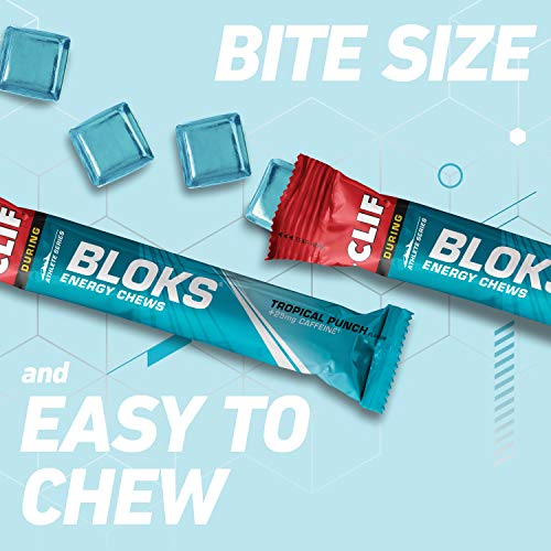 Clif Shot Bloks Tropical Punch, Caja de 18