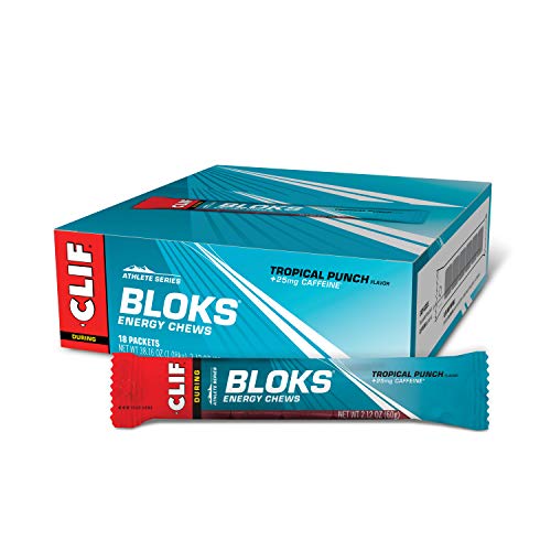 Clif Shot Bloks Tropical Punch, Caja de 18